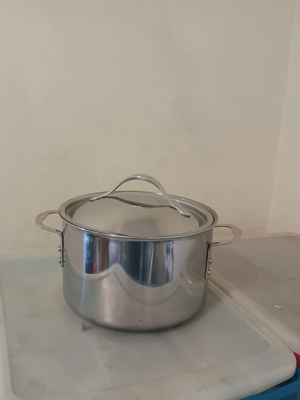 Calphalon Stainless Steel Stock Pot in Silver